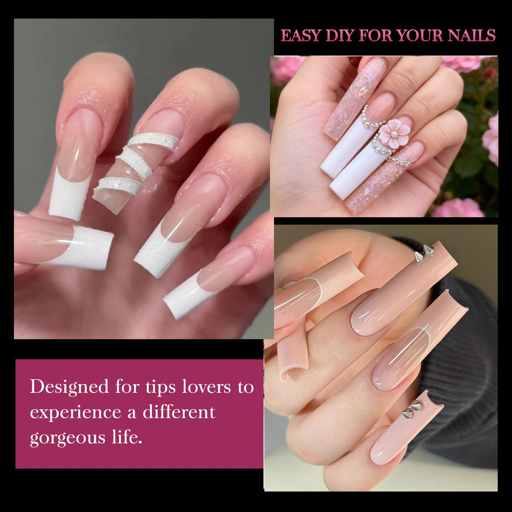 AORAEM lightweight ABS material nails for comfortable wear