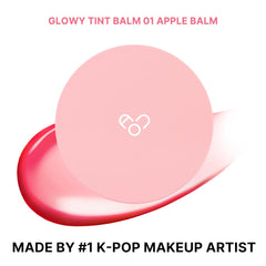 AOU Glowy Tint Balm melting texture gliding smoothly