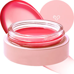 AOU Glowy Tint Balm pink gloss on lips for natural shine