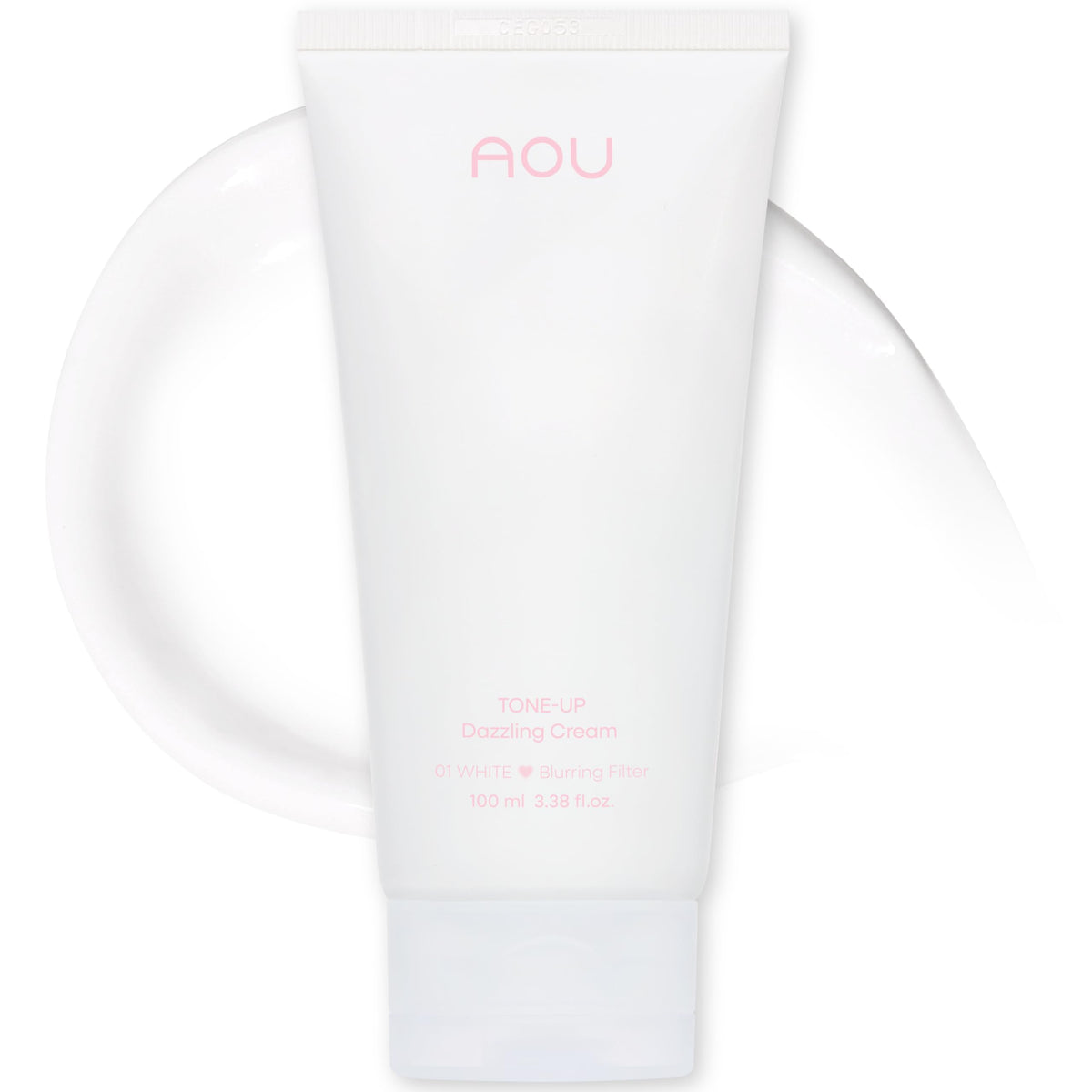 AOU Tone-Up Dazzling Cream 01 White bottle for even skin tone across face and body.