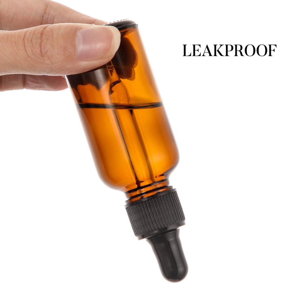 AOZITA amber glass bottle ideal for massage oils