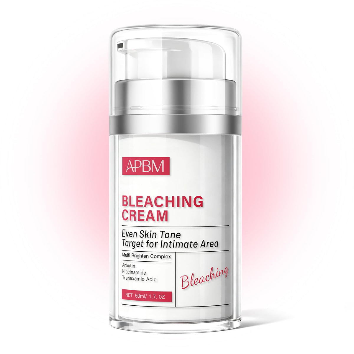 APBM Skin Lightening Cream bottle shown for precise, even-tone application