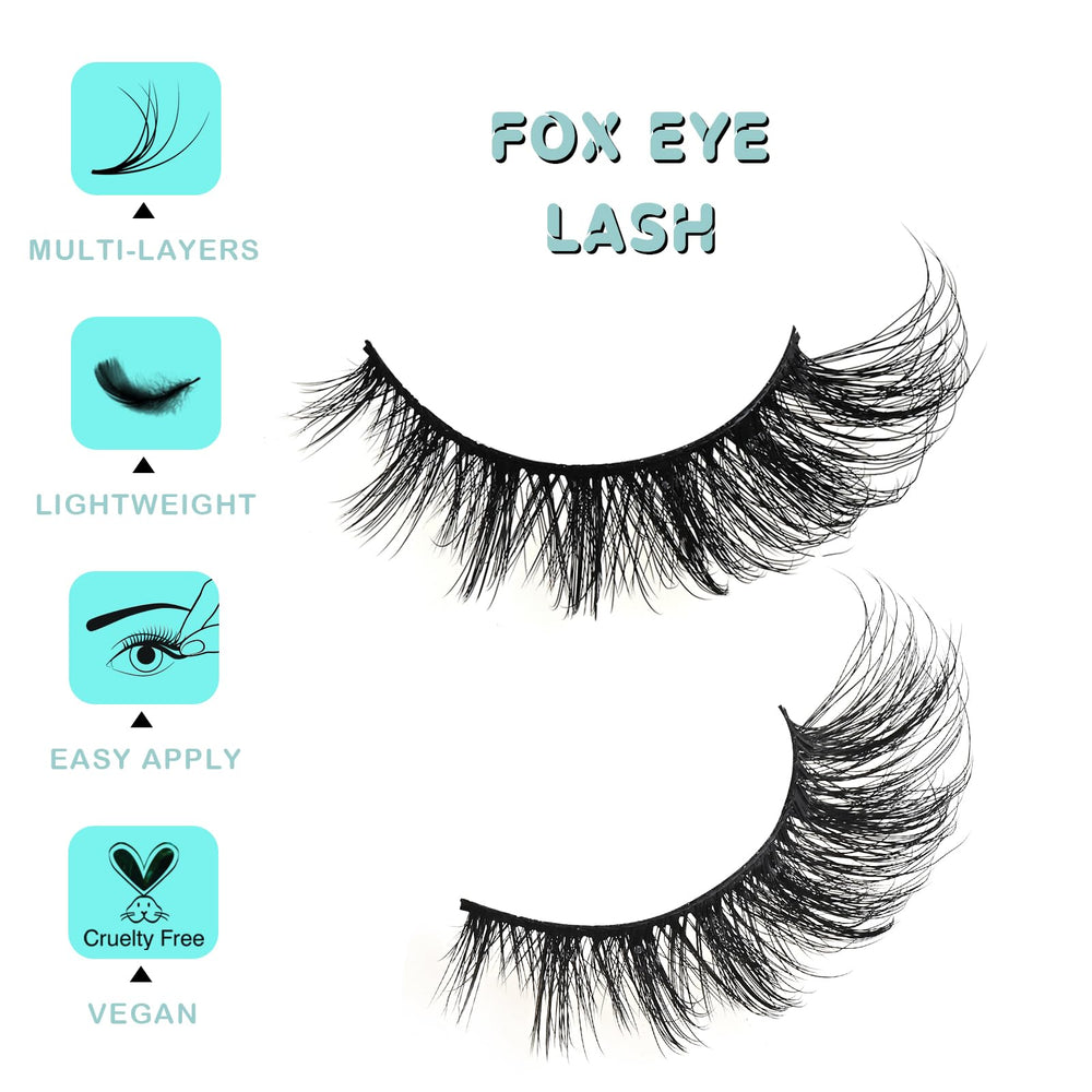 APCYUST 3D wispy lashes deliver texture without heaviness for comfortable daily wear.