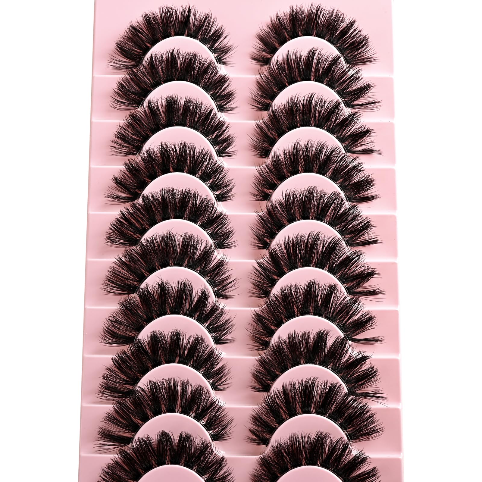 APCYUST Beginner-Friendly Faux Mink lashes are lightweight and easy to apply.