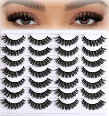 APCYUST Lashes Cateye Wispy Pack for effortless cat-eye definition and daily wear.