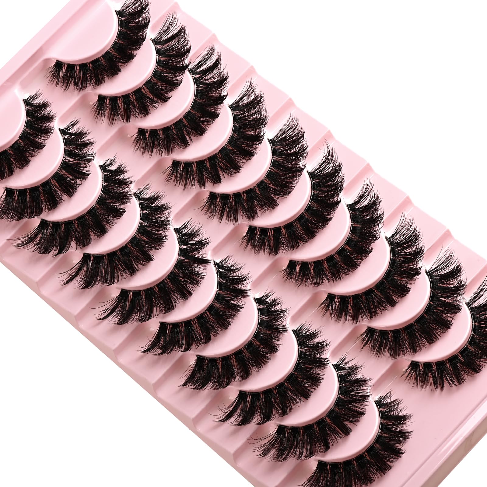 APCYUST Clear Band lashes blend invisibly with your natural lash line.
