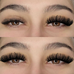 APCYUST Lashes with cluster effect for fuller, natural look.