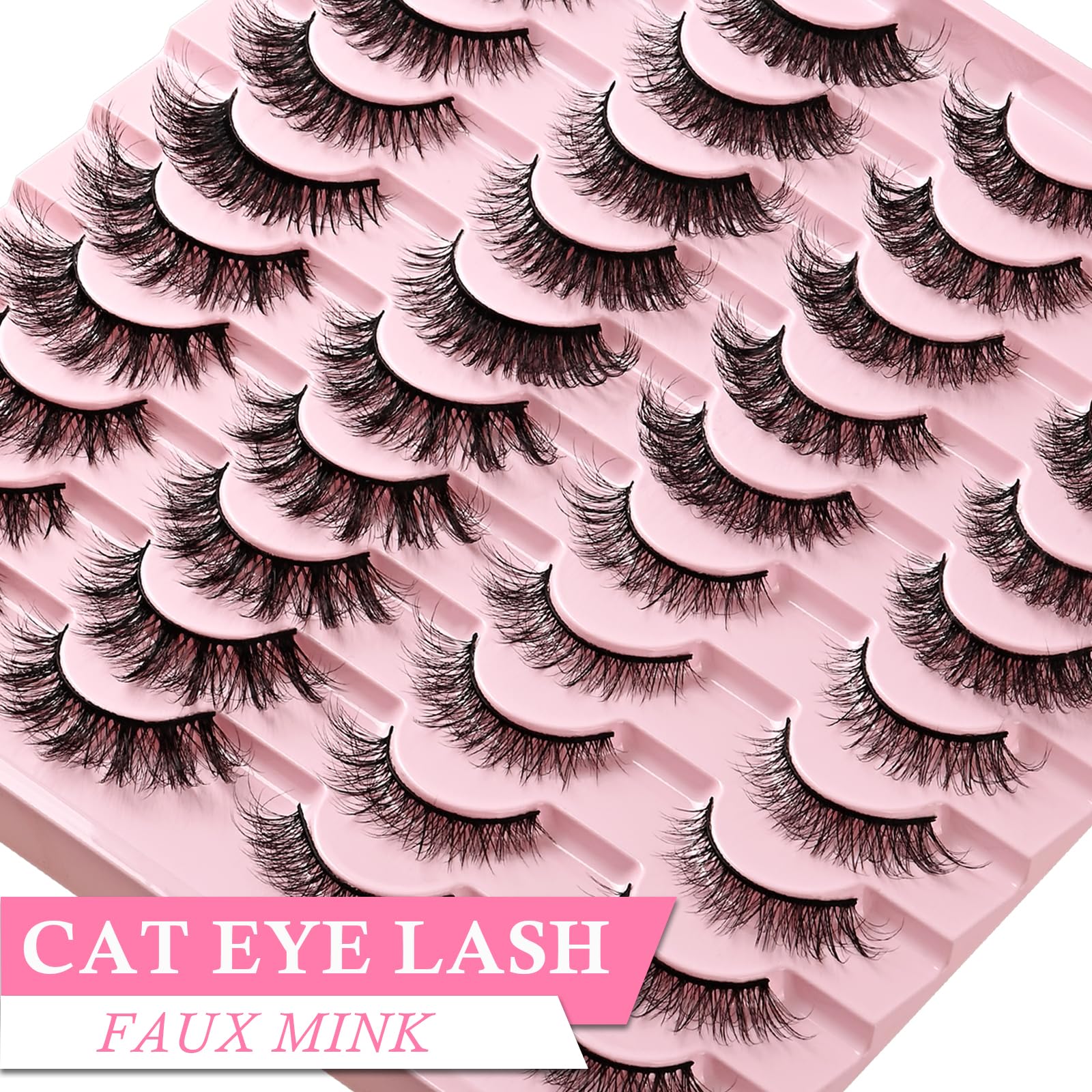 APCYUST lashes with flexible cotton band for easy fit