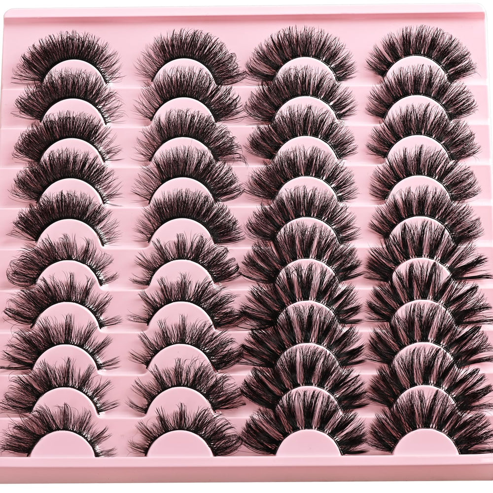 APCYUST Lashes Cruelty-free full-fluff finish creates a salon-like cat-eye