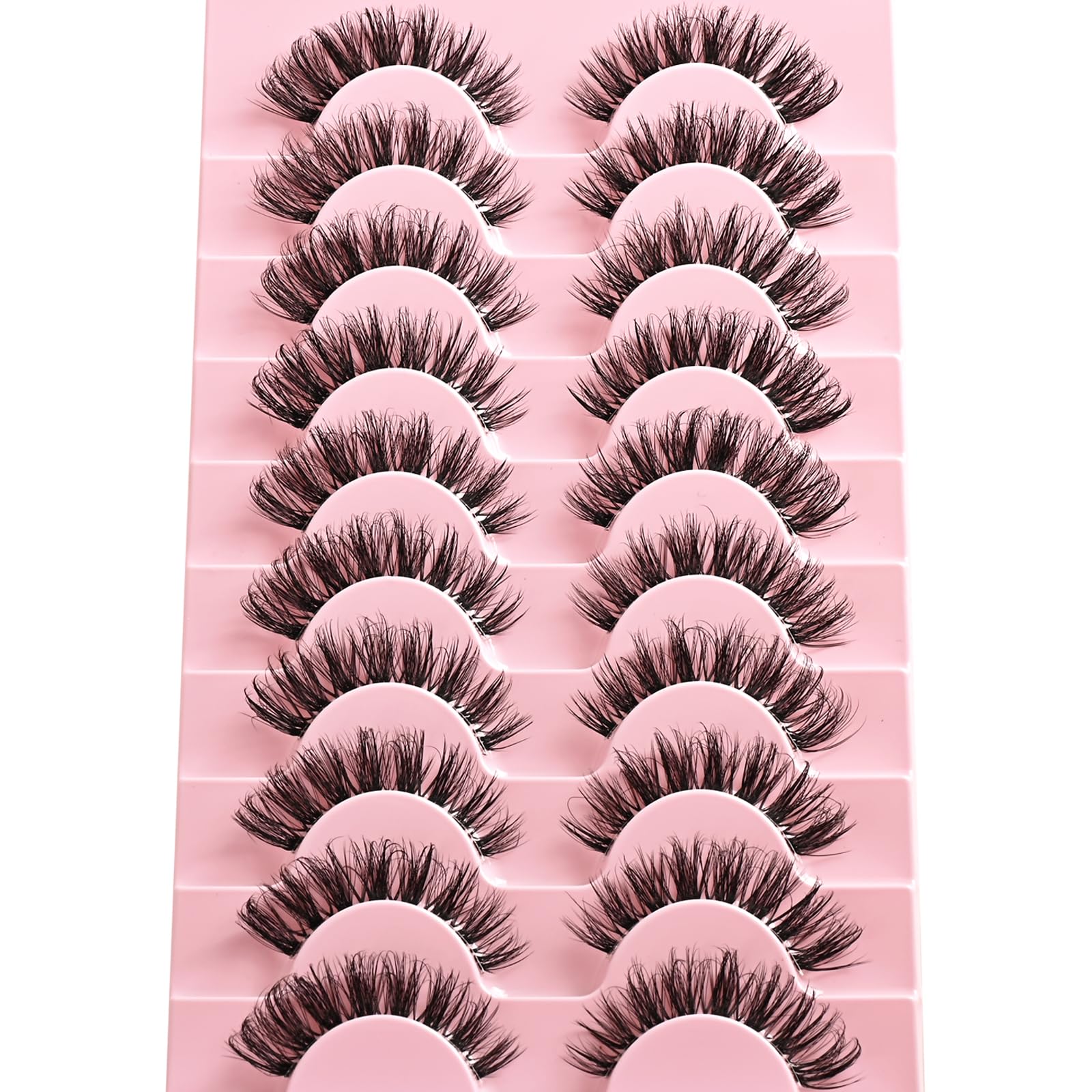 APCYUST Lashes cruelty-free reusable pack supports multiple wears.