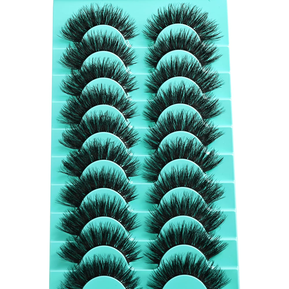APCYUST Lashes 10 Pairs Cruelty-Free and reusable for longer value