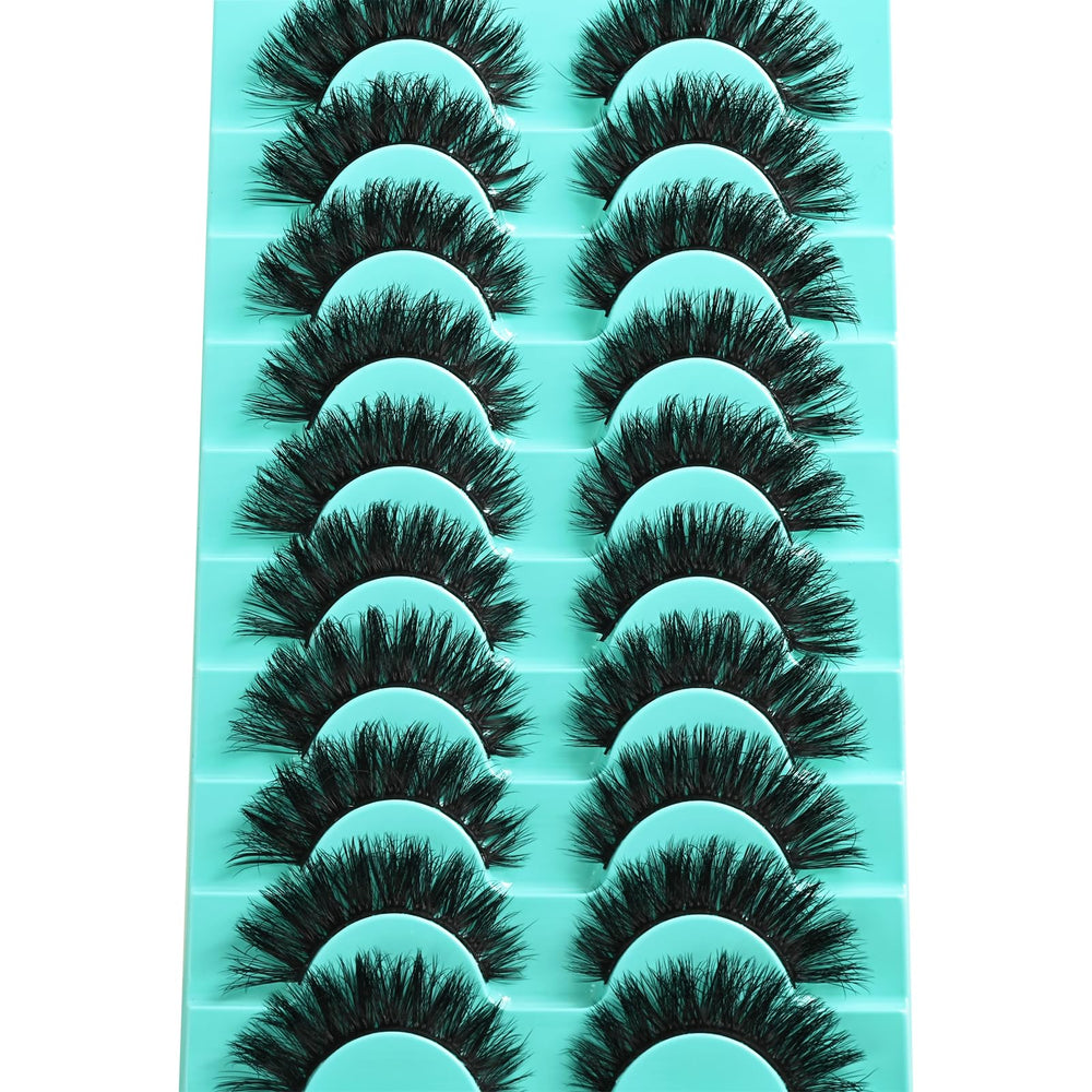 APCYUST Lashes with D curl adds gentle volume and definition.
