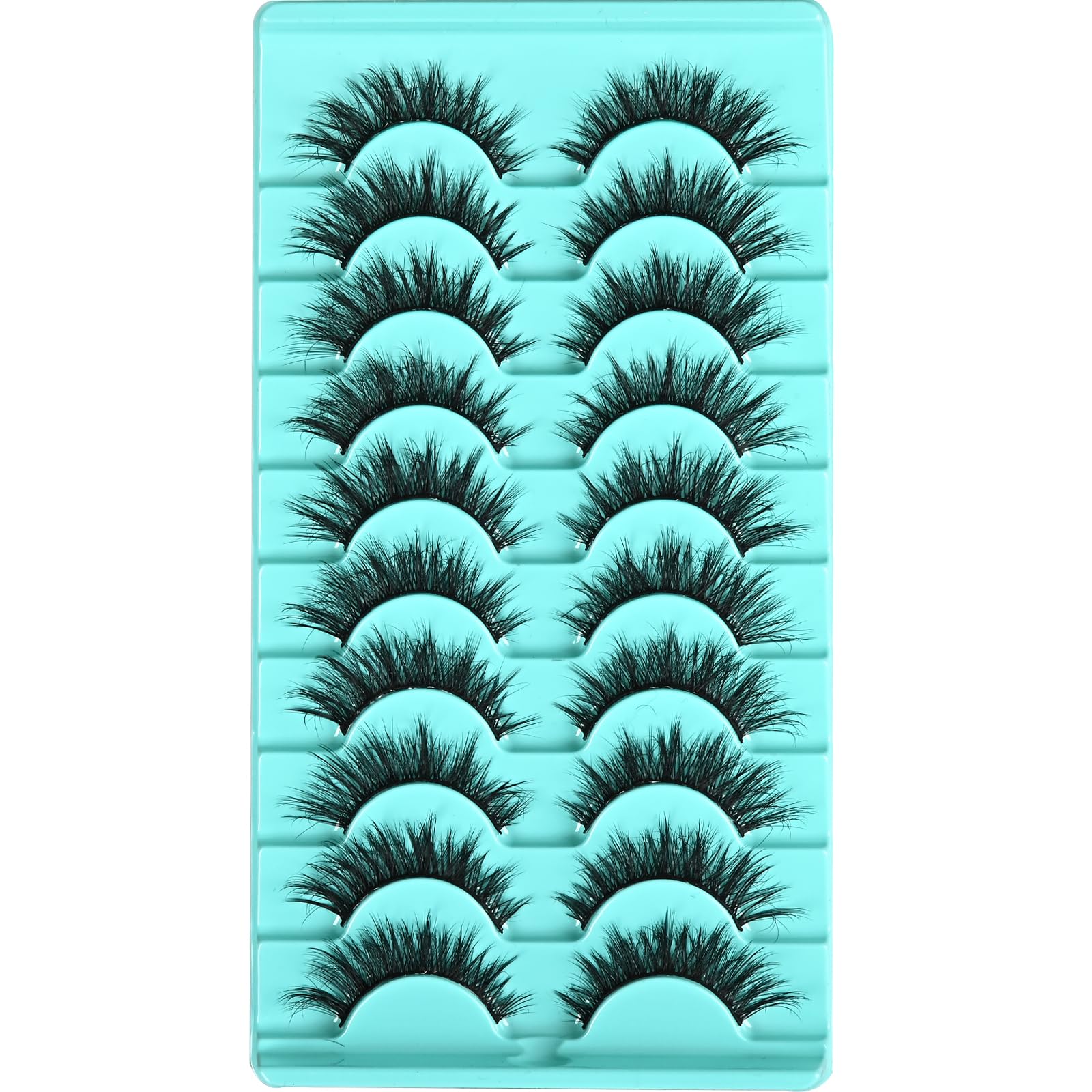 APCYUST easy-to-apply strip lashes for quick wear.