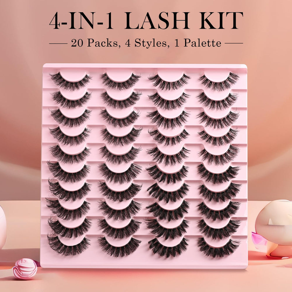 APCYUST 4 cat-eye shapes offer flexible styling choices.