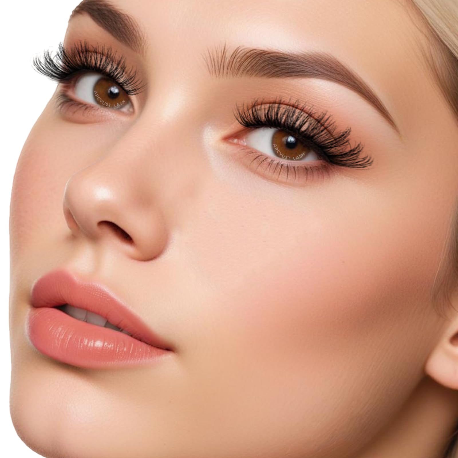 APCYUST Lashes featherlight finish delivers soft flutter for any look.