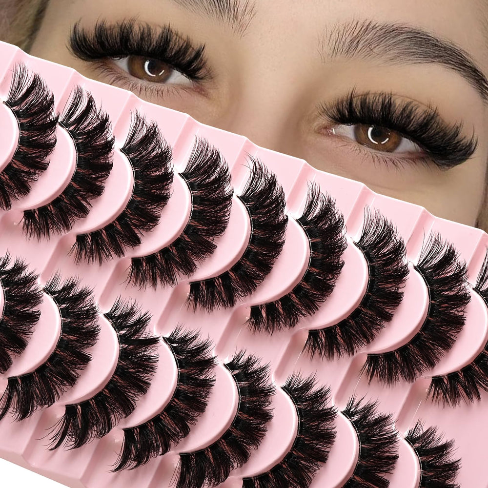 APCYUST Fluffy Cat Eye lashes provide bold outer-corner fullness for a lifted look.