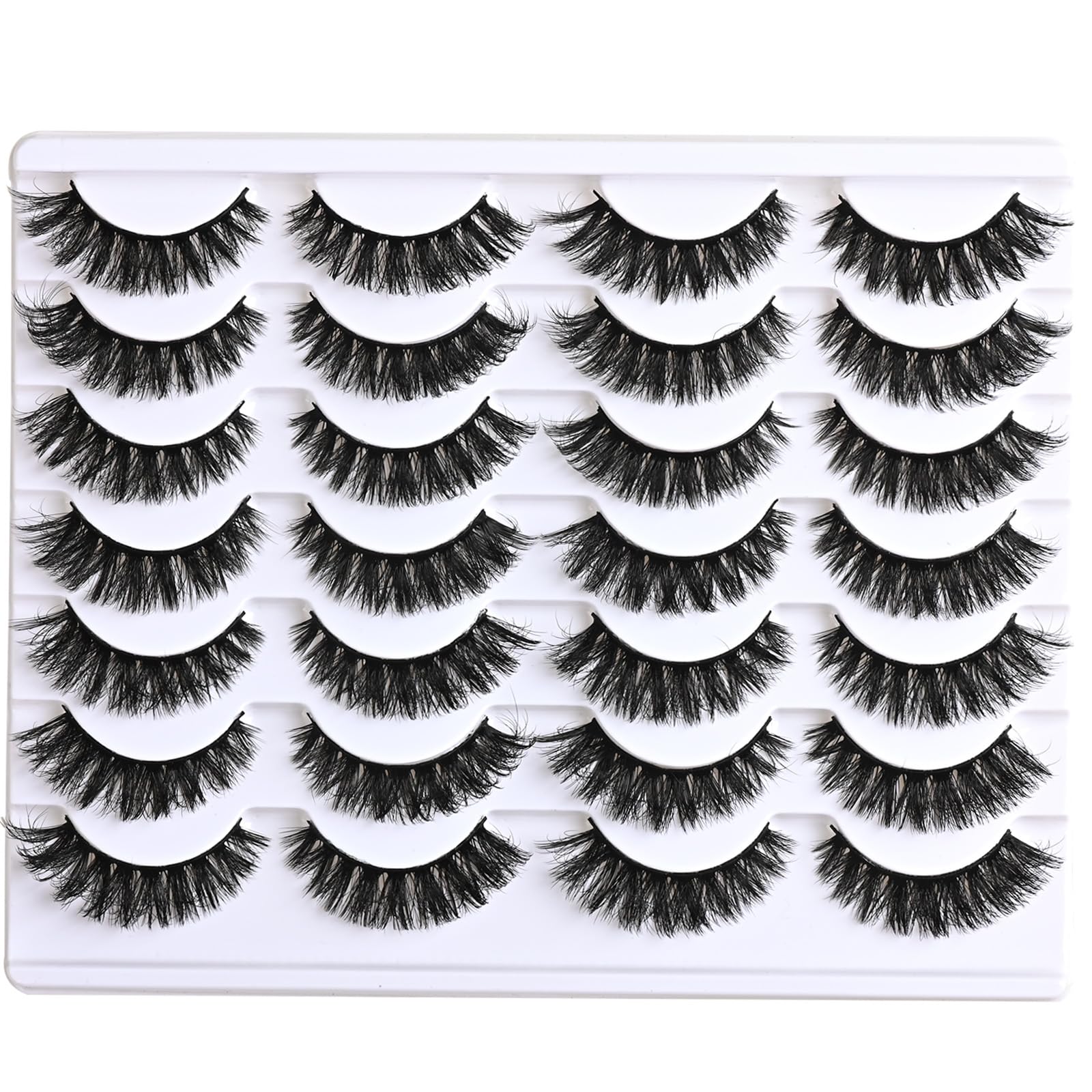 APCYUST Lashes Full-Strip-Everyday-Use for a full, soft definition.
