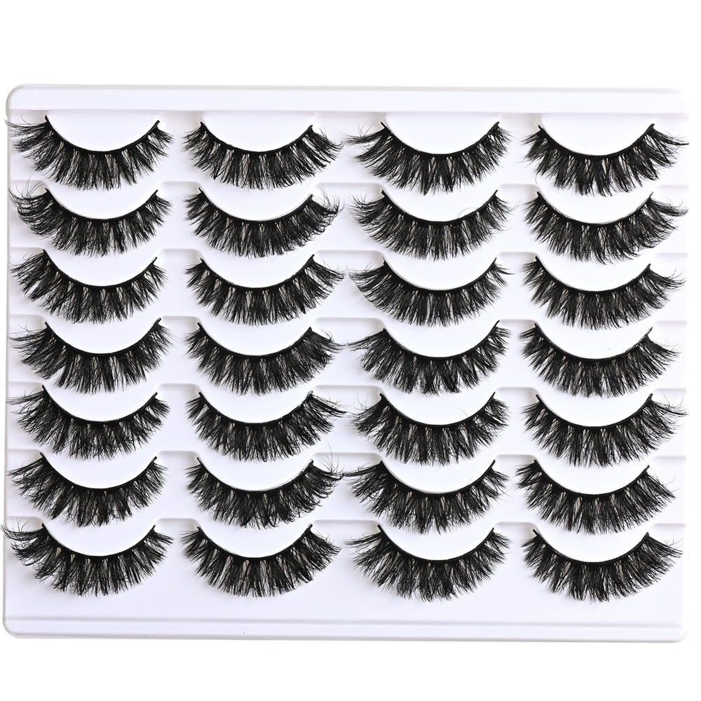 APCYUST Lashes Full-Strip-Everyday-Use for a full, soft definition.