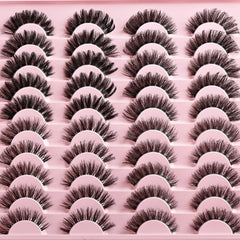 APCYUST lightweight faux mink lashes offer all-day comfort.