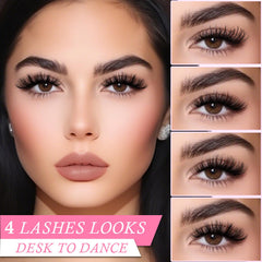 APCYUST fake mink lashes delivering a salon-like extension look