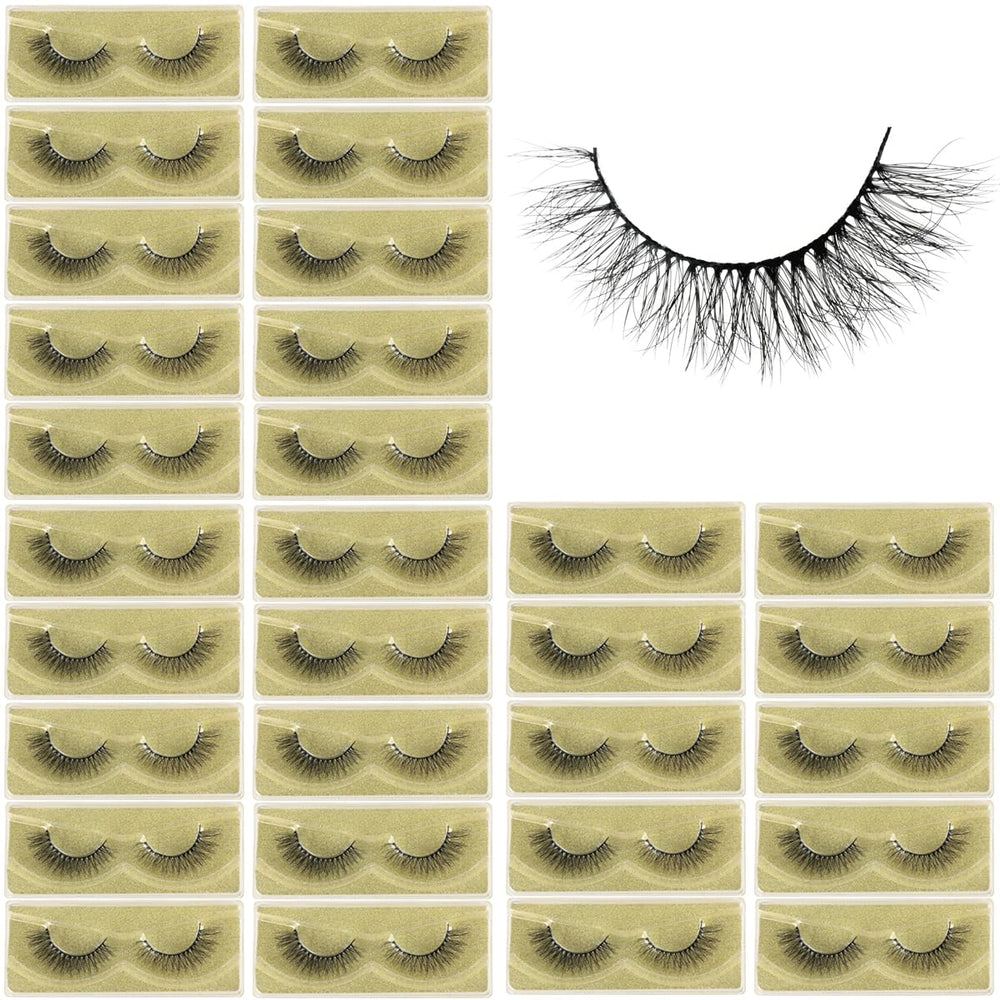 APCYUST mink bulk lashes 30 pairs for versatile daily and event looks.