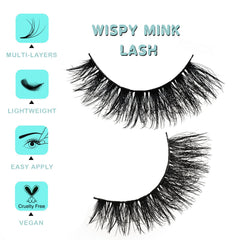 APCYUST Lashes Natural Look with Bold Impact for subtle day glam