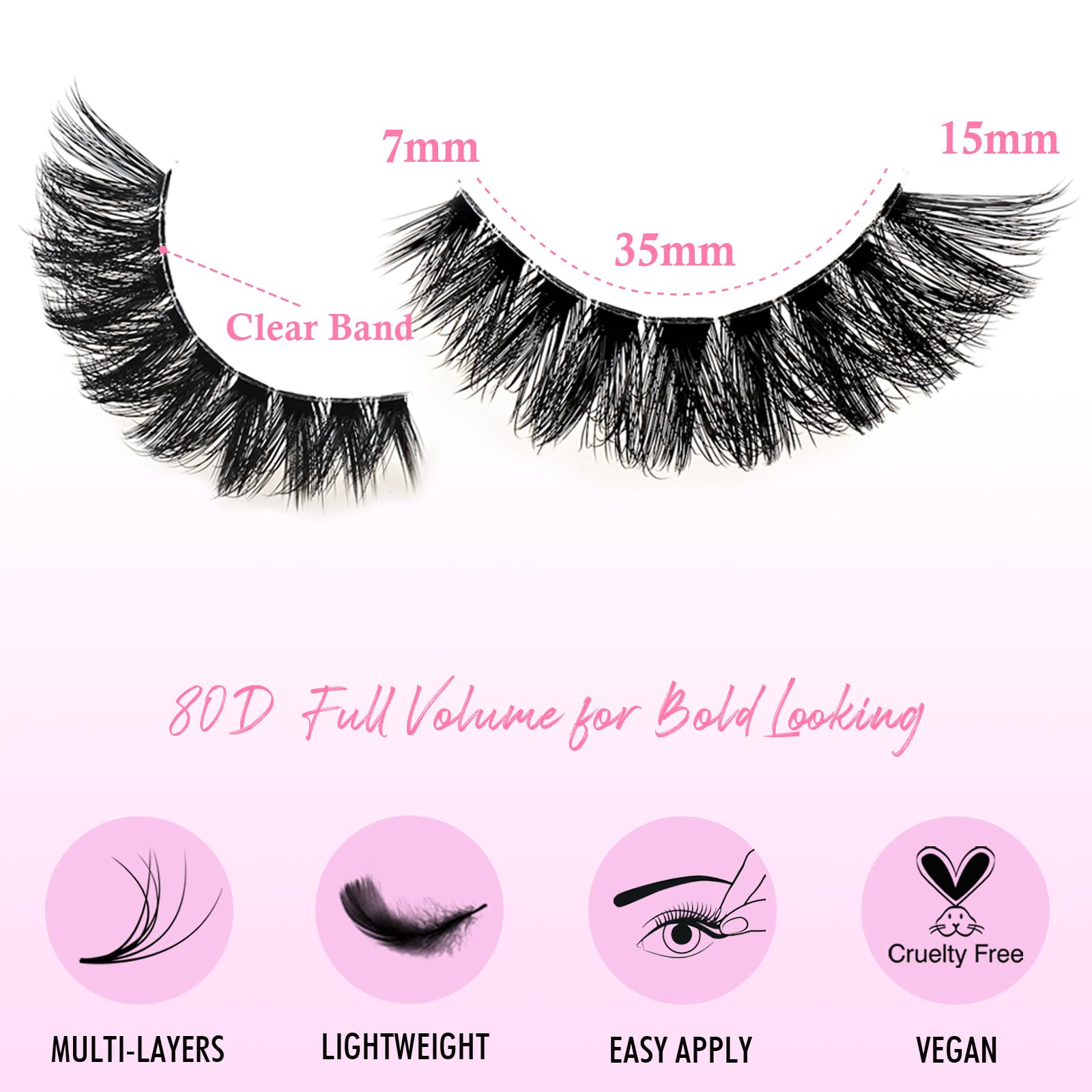 APCYUST Natural Volume lashes offer balanced fullness for day-to-night wear.