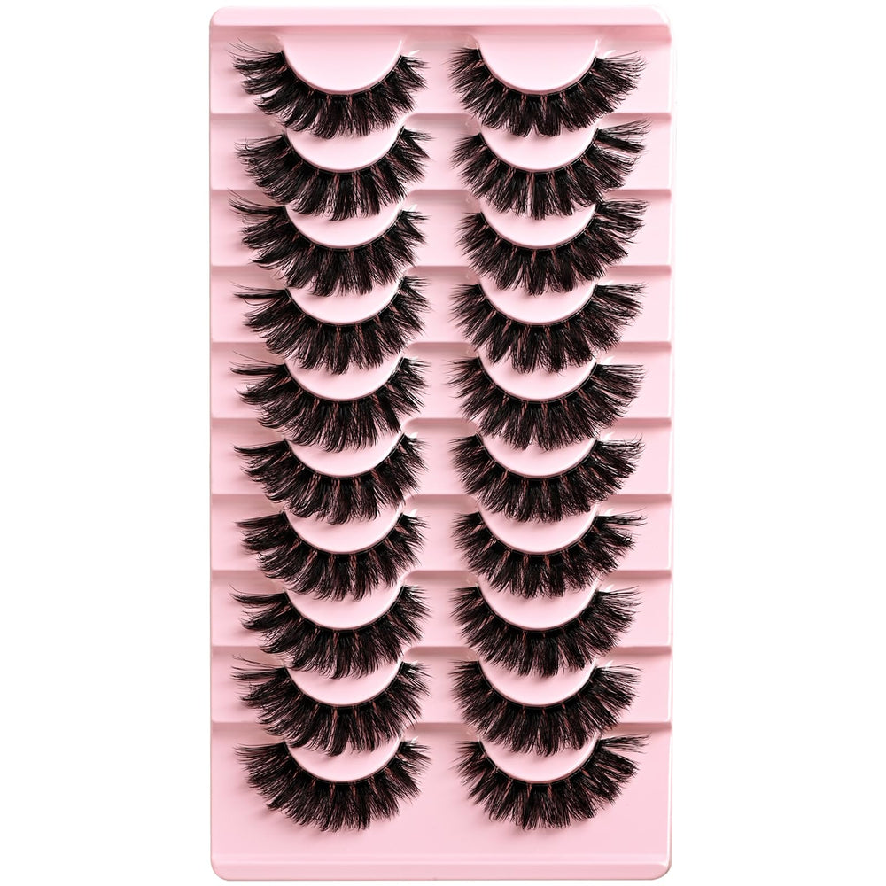 APCYUST Reusable Faux Mink lashes up to 15 wears with proper care.