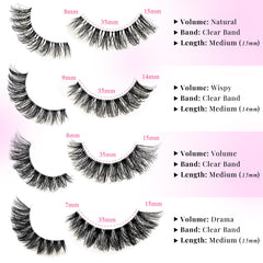 APCYUST Wispy lashes showcase salon extension-like flutter.