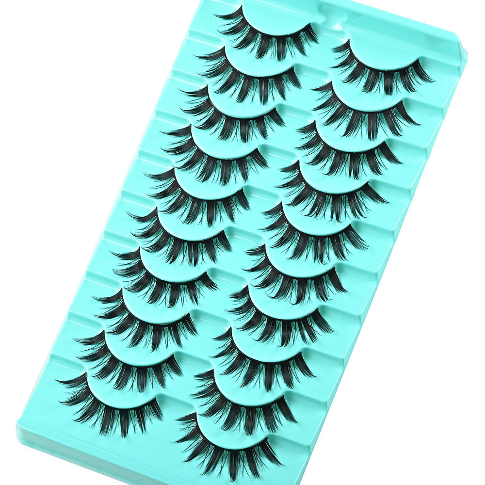 APCYUST Manga Lashes 8-16mm length fit various eye shapes and looks.