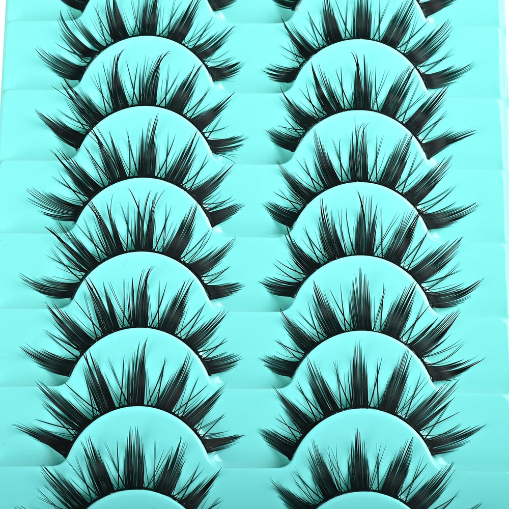 APCYUST Manga Lashes reusable strip for beginner-friendly, value-driven wear.