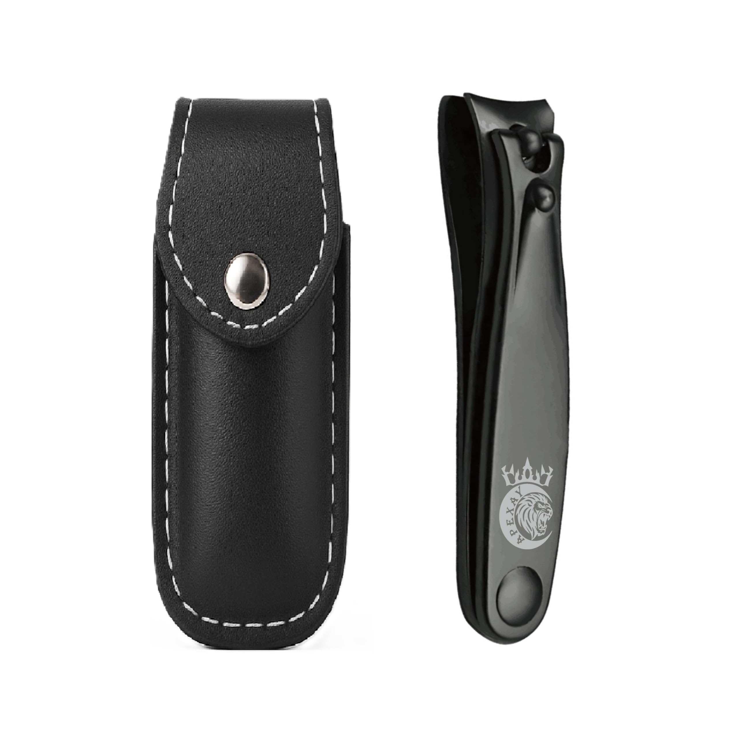Apexay Solingen nail clipper close-up showing a precise cutting edge for smooth nails