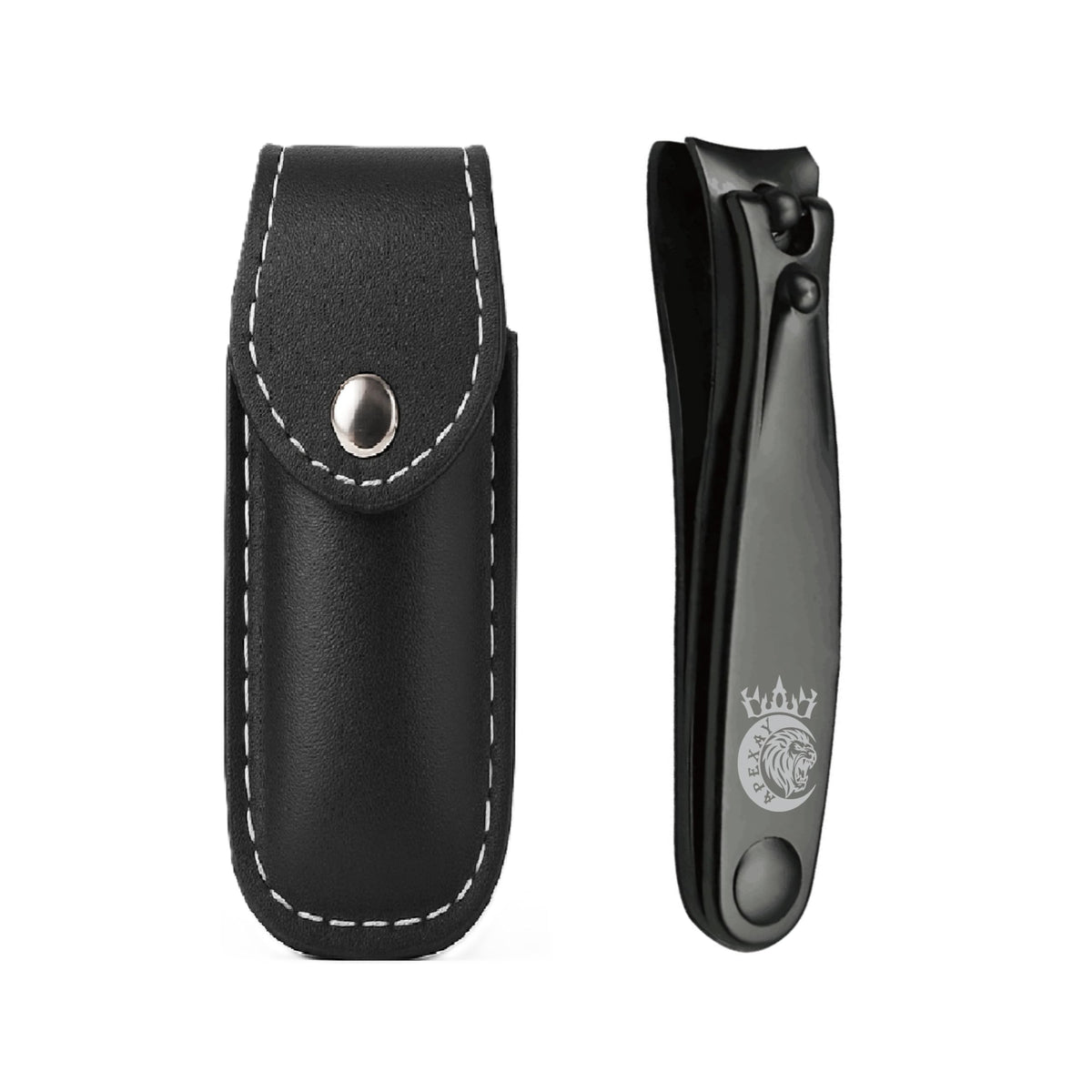 Apexay Solingen nail clipper close-up showing a precise cutting edge for smooth nails