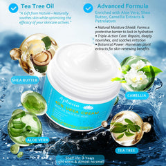 Aphesia Urea Cream 40% foot heel application for deep moisturization.
