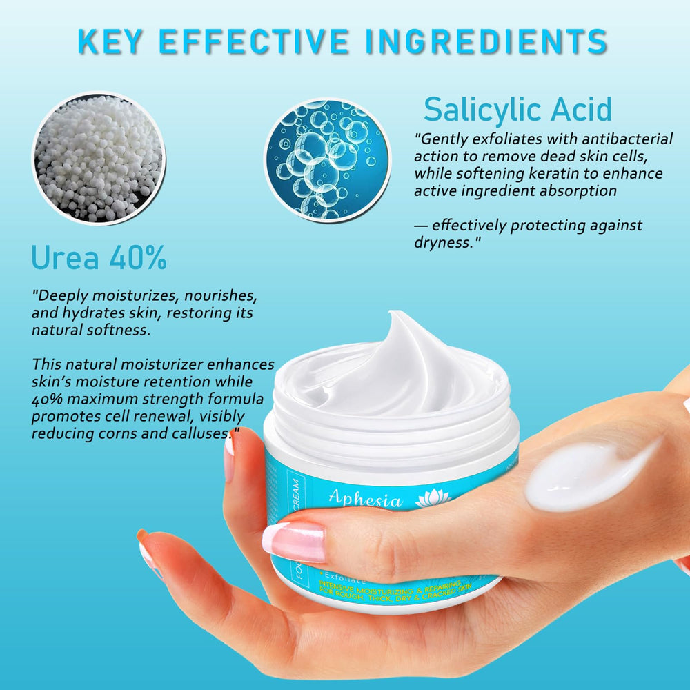 Aphesia Urea Cream 40% hand care for softer, smoother skin.