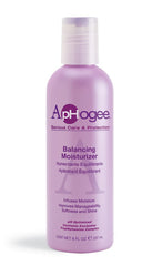 Aphogee Balancing Moisturizer bottle ready to hydrate and add shine.