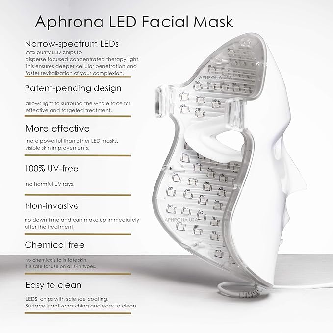 Aphrona Moonlight LED mask easy cleaning after use