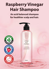 A'PIEU Raspberry Vinegar Shampoo rich lather demonstrates clarifying power.