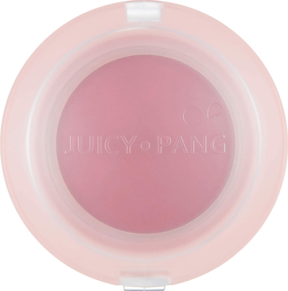 A'PIEU Juicy-Pang Jelly Blusher bottle close-up shows jelly texture for easy sheer color.