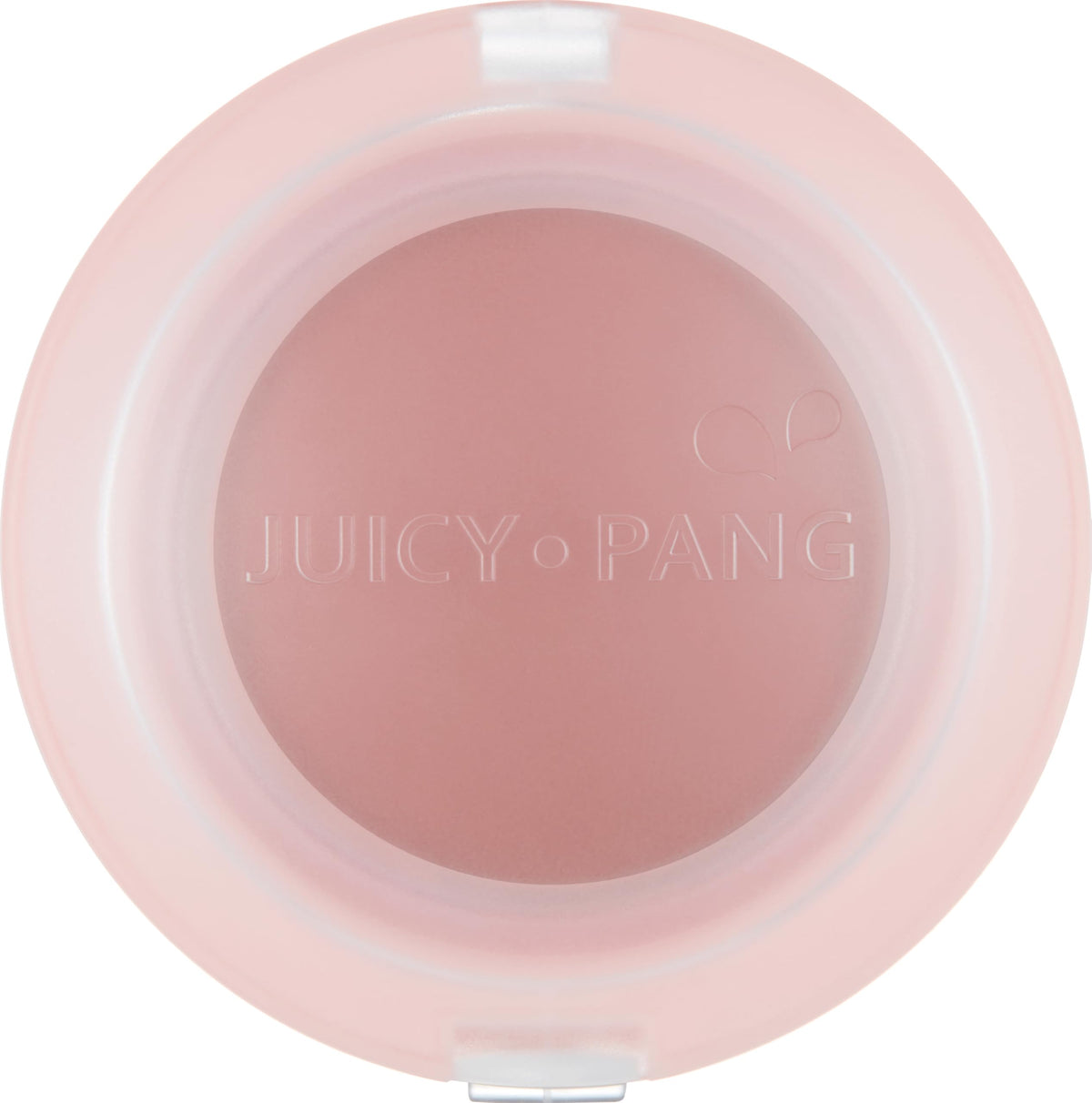 A'PIEU Juicy-Pang Jelly Blusher swatch on cheek shows natural dew with buildable color.