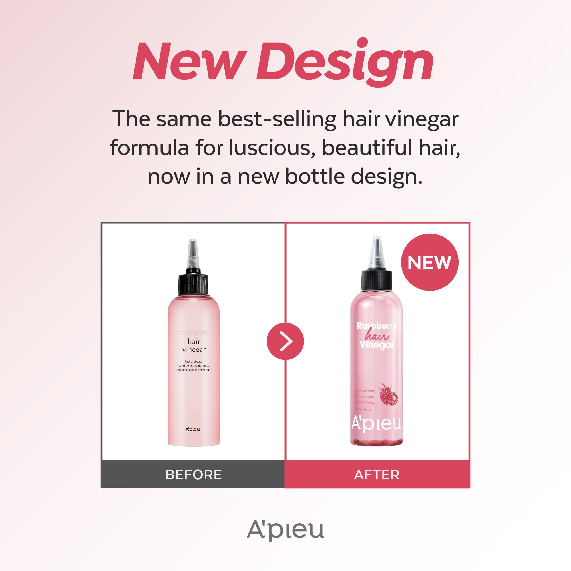Result: hair appears shiny and silky after using the set.