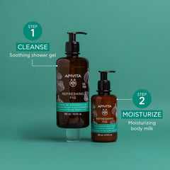 APIVITA aloe and honey components emphasize soothing hydration in the gel.