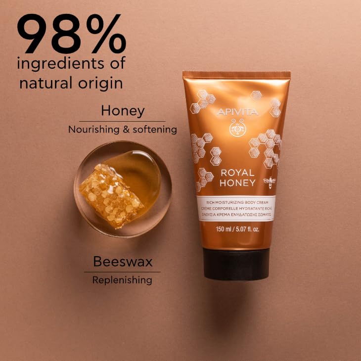 Apivita Royal Honey hydration-complex nourishes and smooths dry skin