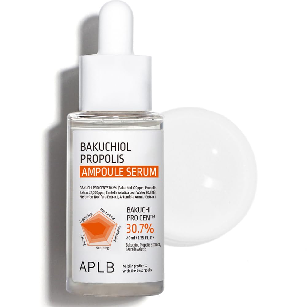 APLB Bakuchi Propolis Ampoule Serum bottle for smoother, revitalized skin