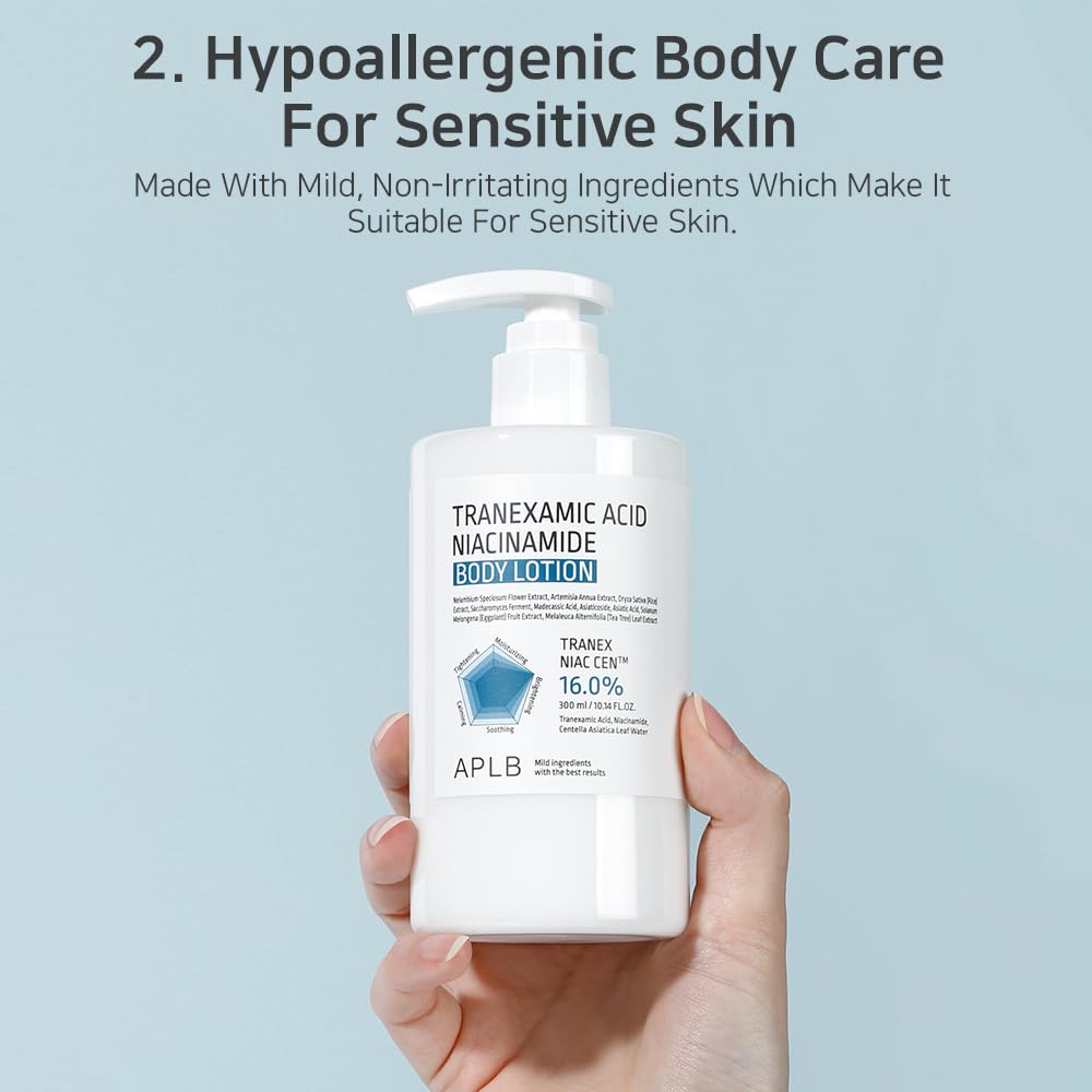 APLB Tranex Niacin Cen Lotion close-up for even-toned skin concept