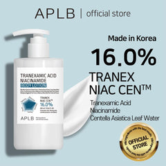 APLB Tranex Niacin Cen Lotion label with key ingredient highlights