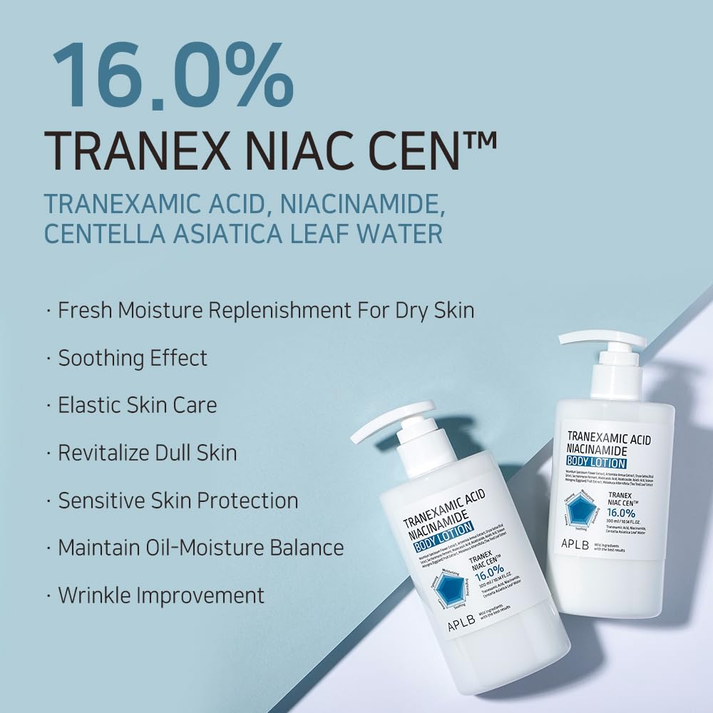 APLB Tranex Niacin Cen Lotion swirl texture illustrating cream consistency