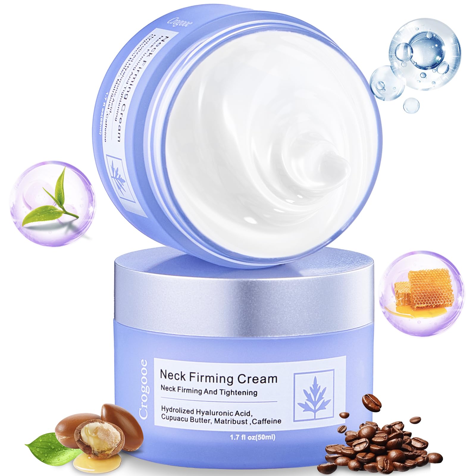APLEFBE Neck Firming Cream bottle front view highlighting hydration