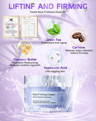 APLEFBE Neck Firming Cream cap close-up showing premium texture