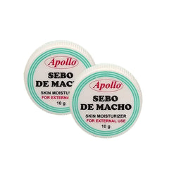 Apollo Sebo de Macho application demonstrates scar care and foundation base possibilities.
